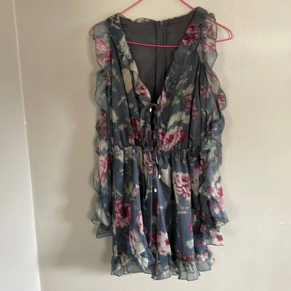 Iris Playsuit floral
